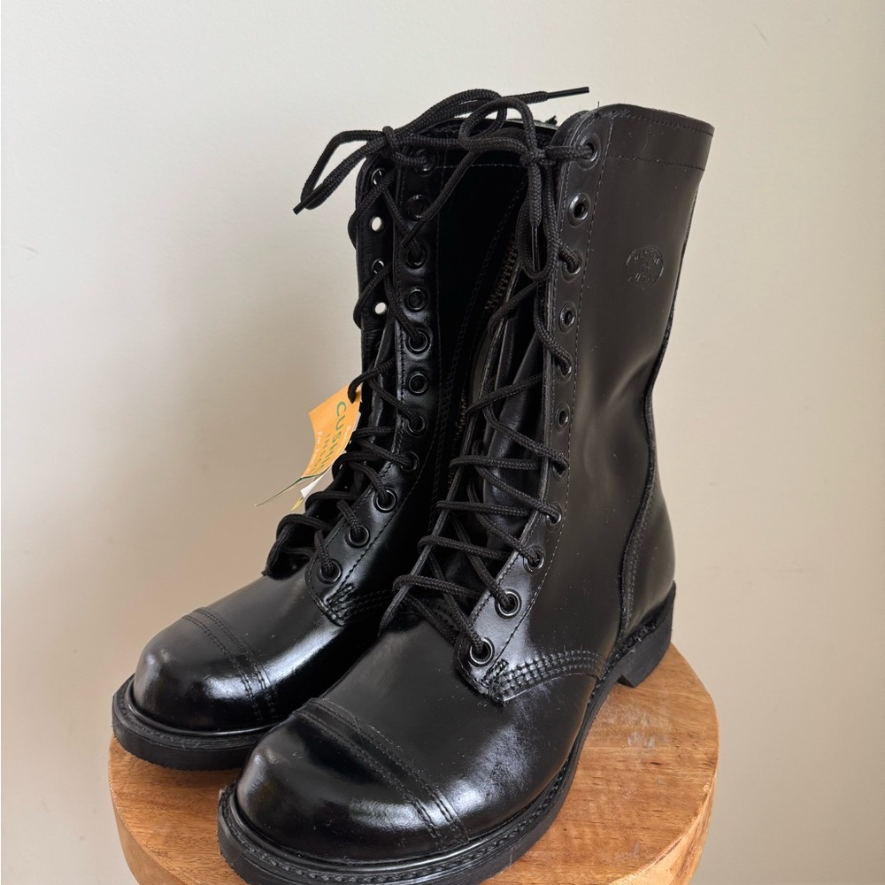 Carolina Paratrooper 10” Jump Boots Black With Zipper Women’s Size 9.5 R NOS!!